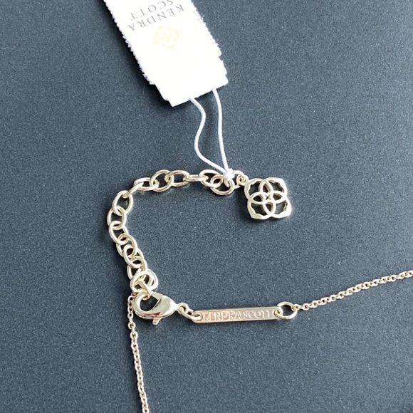 Kendra Scott Anissa Bar Pendant Necklace in Gold NWT - Picture 4 of 4